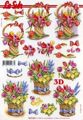3D-Bogen LeSuh 8215224 Frühlingsblumen