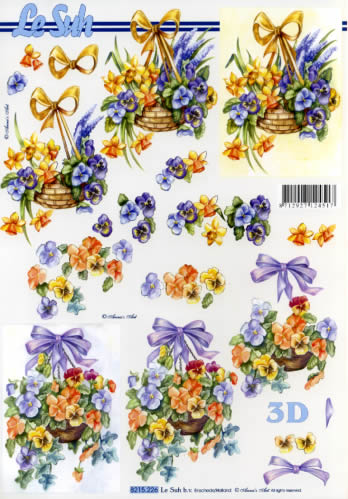 3D-Bogen LeSuh 8215226 Frühlingsblumen