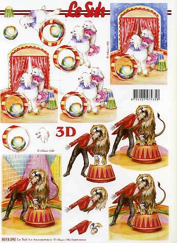 3D-Bogen LeSuh 8215292 Zirkus, Löwe