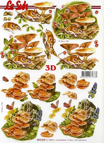 3D-Bogen LeSuh 8215293 Pilz und Maus
