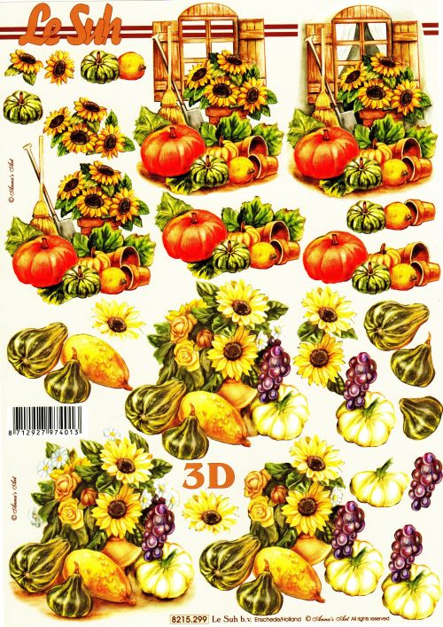 3D-Bogen LeSuh 8215299 Sonnenblumen