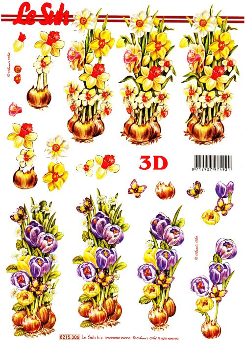 3D-Bogen LeSuh 8215306 Frühlingsblüher