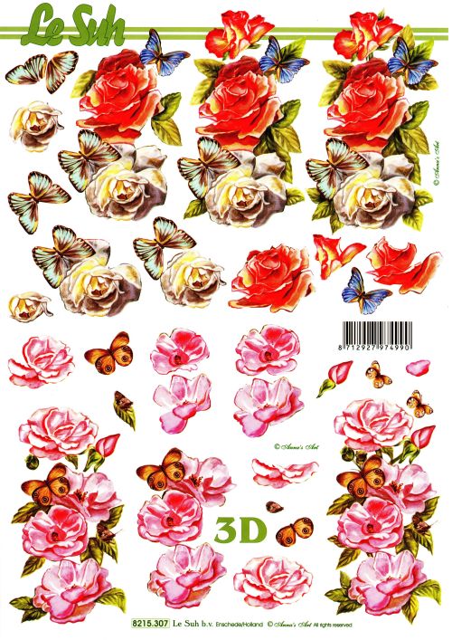 3D-Bogen LeSuh 8215307 Rosen