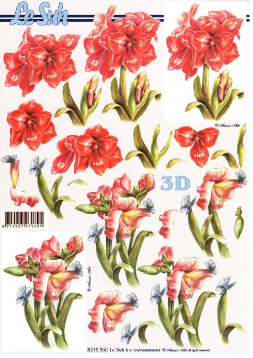 3D-Bogen LeSuh 8215350 Blumen