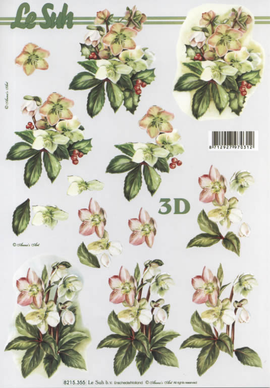 3D-Bogen LeSuh 8215355 Blumen