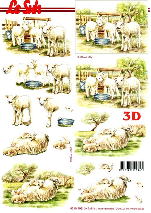 3D-Bogen LeSuh 8215405 Schafe