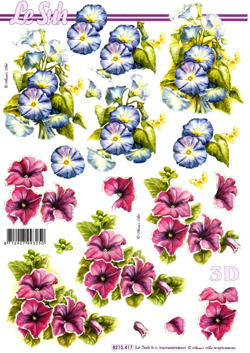 3D-Bogen LeSuh 8215417 Blumen