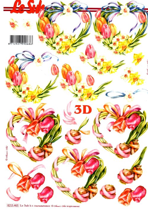 3D-Bogen LeSuh 8215465 Blumenherz