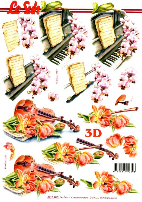 3D-Bogen LeSuh 8215486 Geige und Klavier