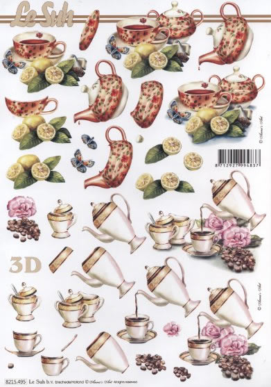 3D-Bogen LeSuh 8215495 Kaffee und Tee