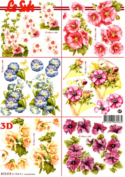3D-Bogen LeSuh 8215518 Blüten