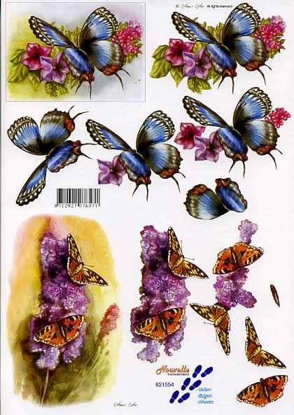 3D-Bogen LeSuh 821554 Schmetterlinge