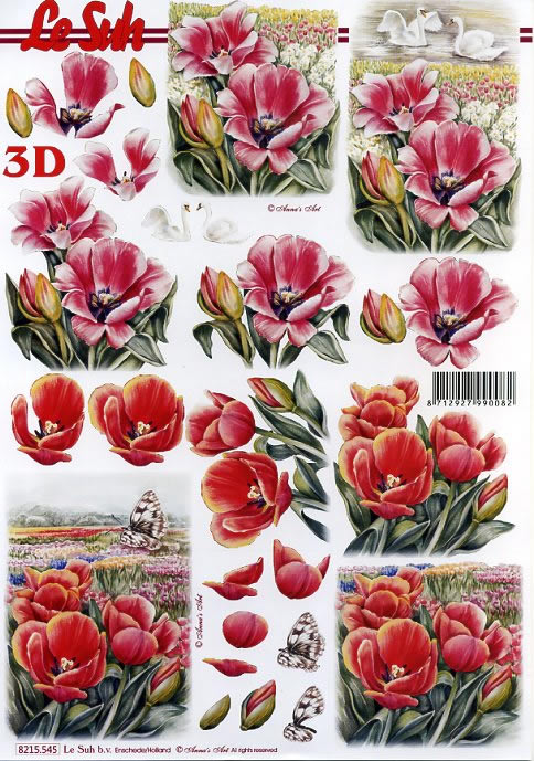 3D-Bogen LeSuh 8215545 Tulpen