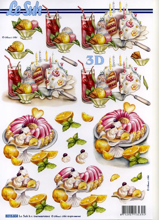 3D-Bogen LeSuh 8215604 Kuchen und Dessert
