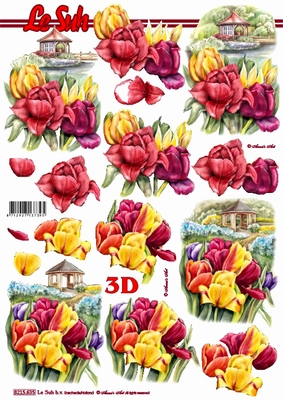 3D-Bogen LeSuh 8215635 Tulpen