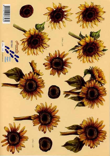 3D-Bogen LeSuh 821564 Sonnenblumen