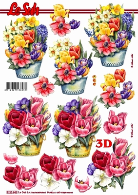 3D-Bogen LeSuh 8215645 Frühlingsblumen