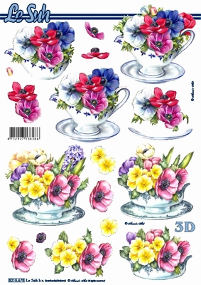 3D-Bogen LeSuh 8215678 Blumen