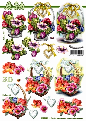 3D-Bogen LeSuh 8215691 Frühlingsblumen