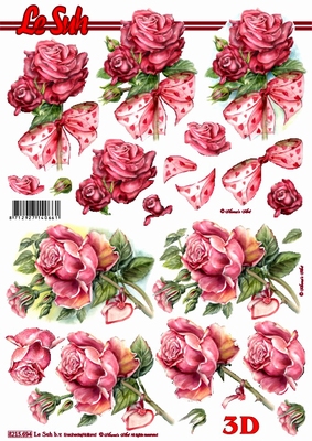 3D-Bogen LeSuh 8215694 Rosen mit Schleife