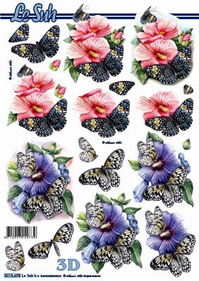 3D-Bogen LeSuh 8215695 Schmetterlinge