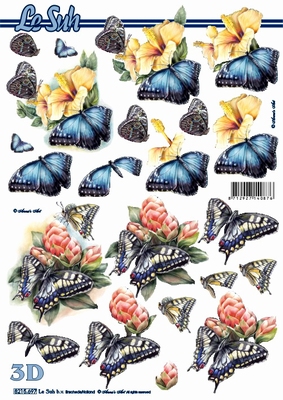 3D-Bogen LeSuh 8215697 Schmetterlinge