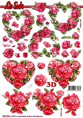 3D-Bogen LeSuh 8215704 Rosenherz