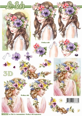 3D-Bogen LeSuh 8215714 Blumenmädchen