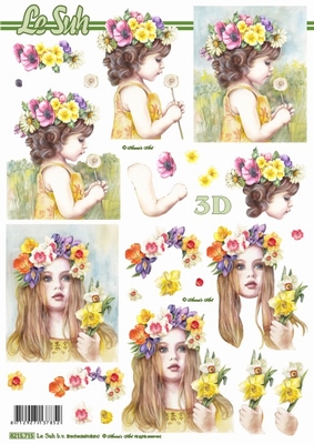 3D-Bogen LeSuh 8215715 Blumenmädchen