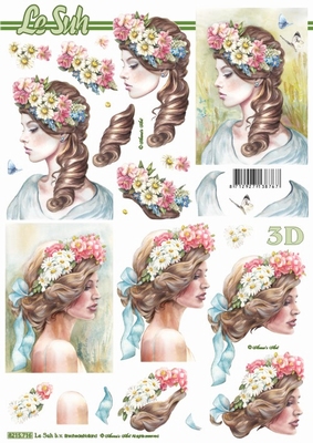 3D-Bogen LeSuh 8215716 Blumenmädchen