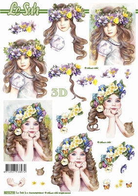 3D-Bogen LeSuh 8215719 Blumenmädchen