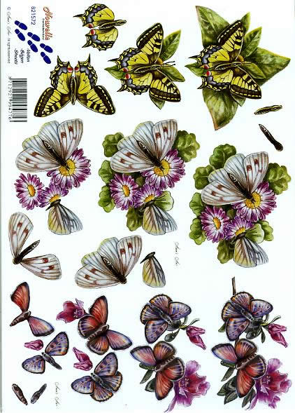 3D-Bogen LeSuh 821572 Schmetterlinge