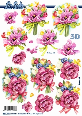 3D-Bogen LeSuh 8215765 Frühlingsblumen
