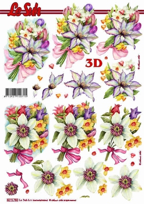 3D-Bogen LeSuh 8215780 Frühlingsstrauß