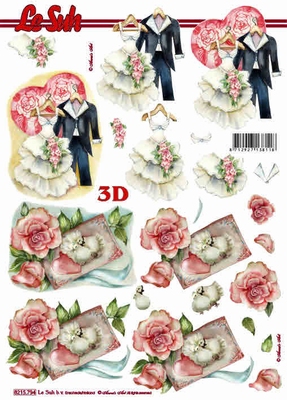 3D-Bogen LeSuh 8215794 Hochzeitskleidung