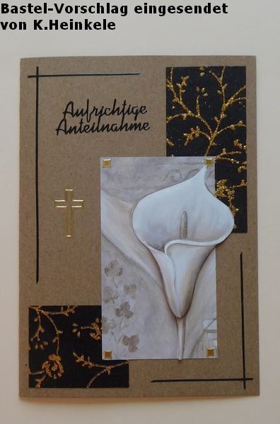 Basteltipp Aufrichtige Anteilnahme mit dem 3D-Bogen 4169697