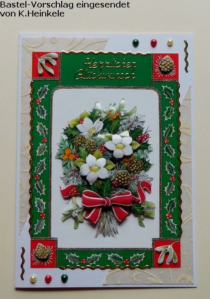 Basteltipp Weihnachtskarte mit dem 3D-Bogen 4169194