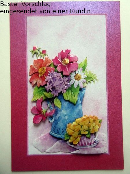 Basteltipp Blumenkarte mit dem 3D-Bogen 4169209