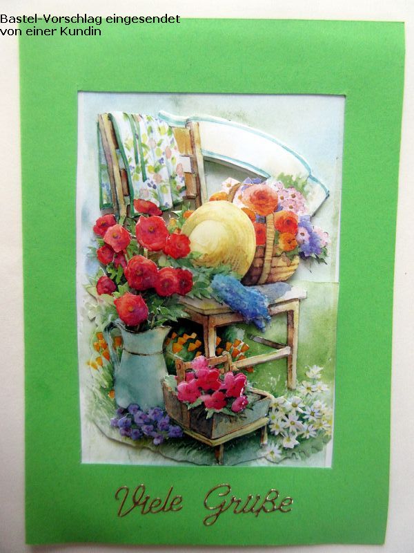 Basteltipp Blumenkarte mit dem 3D-Bogen 4169234