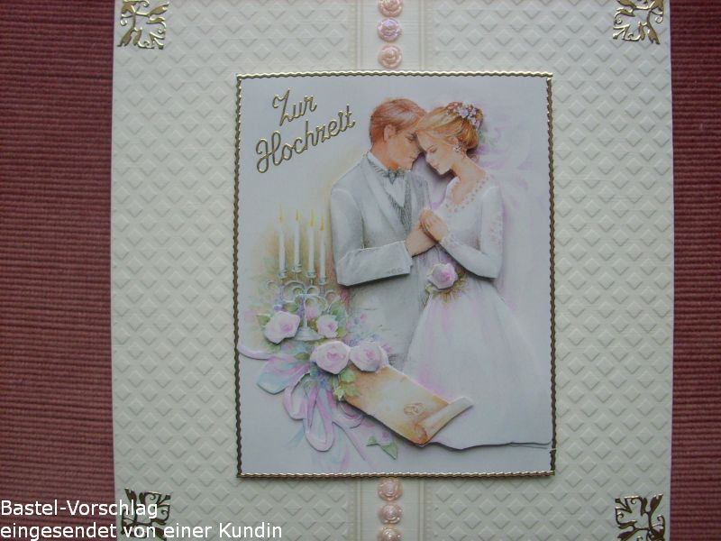 Basteltipp Hochzeitskarte mit dem 3D-Bogen 416985