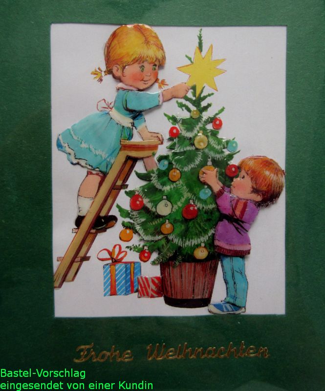 Basteltipp Weihnachtskarte mit dem 3D-Bogen 416998