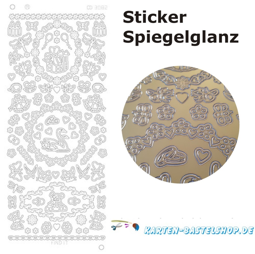 Platin-Sticker 3082 Anlsse