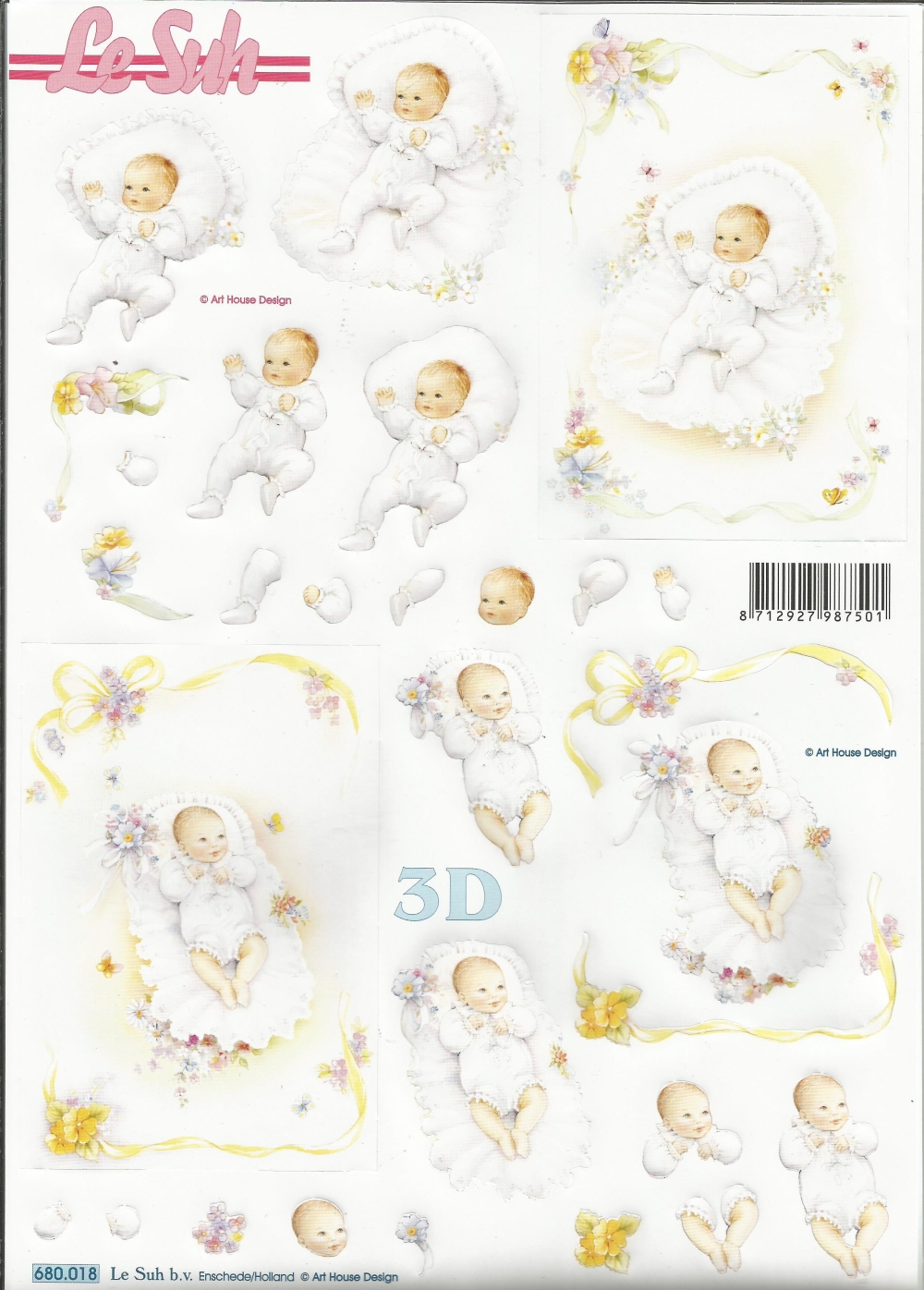 3D-Stanzbogen LeSuh Babys